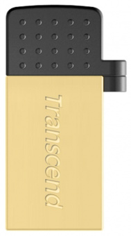 Флешка 32GB Transcend JetFlash 380 USB 2.0 металл золото, купить в Краснодаре